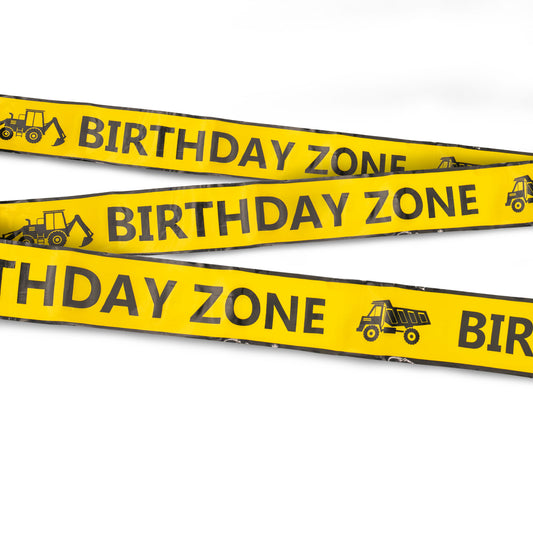 Birthday Zone Caution Tape