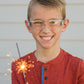 Child's safety glasses designed for work or play.