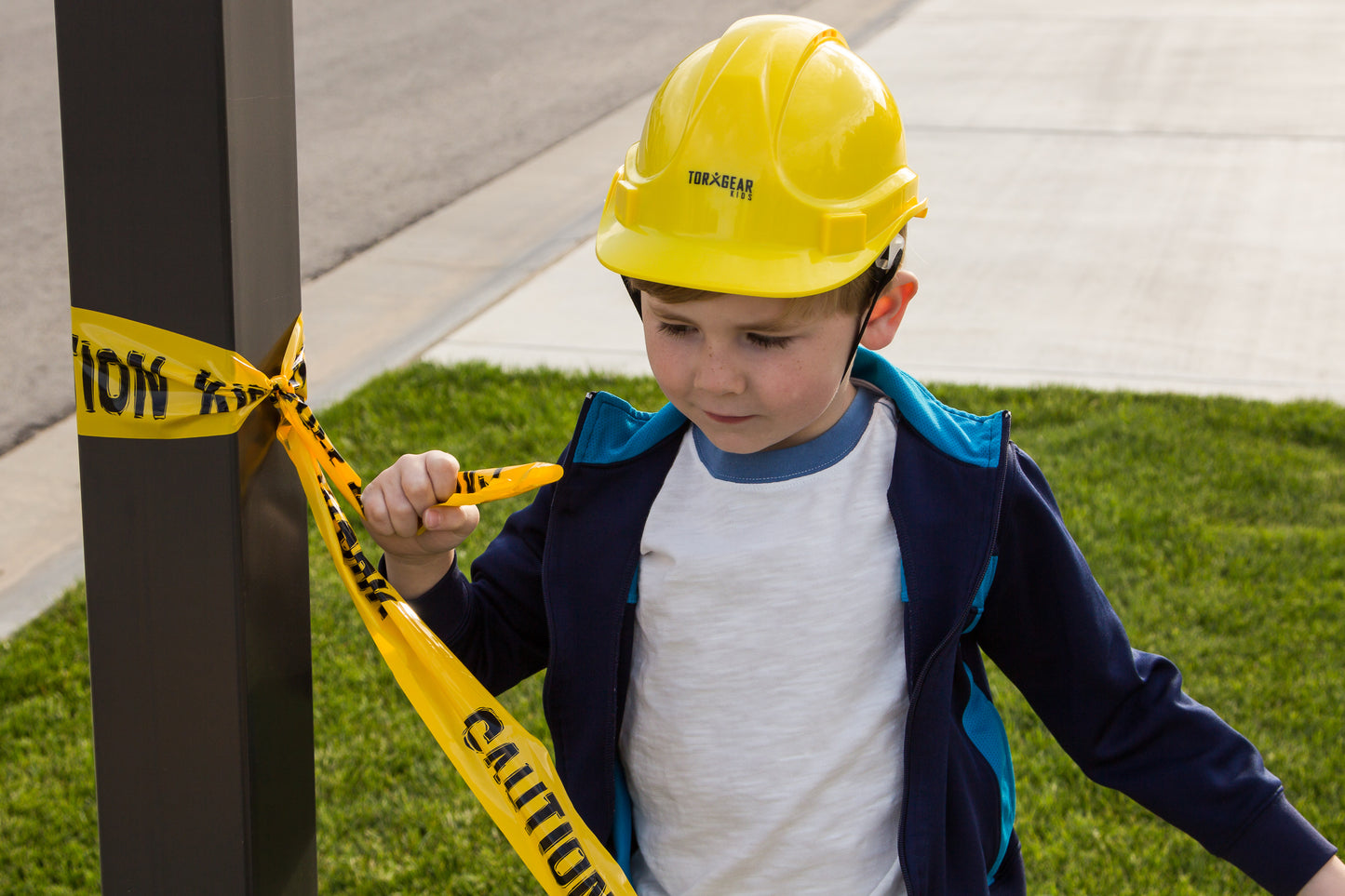 Caution Kids at Work Party Decoration - Construction Birthday Party Supplies - Construction Party Favors - Construction Theme Birthday Party - Kids Room Decorations - 95' Roll