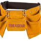 Childs Leather Tool Belt - Suede Leather Working Tool Pouch for Youth Dress Up and Costume